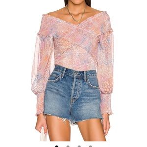 Steve Madden Orange You Dreamy Top